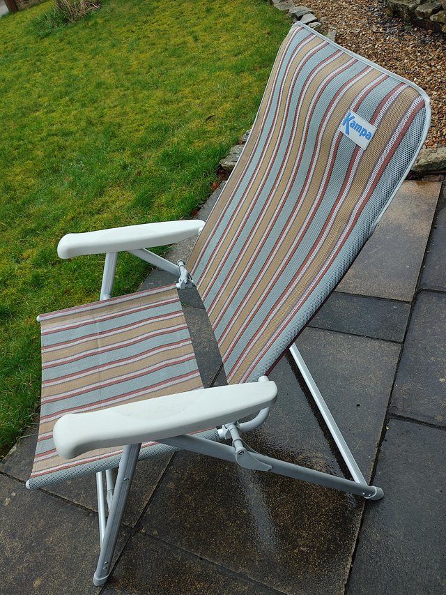 Preview of the first image of Two Kampa garden or camping reclining chairs.
