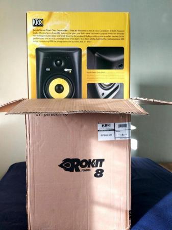 Image 3 of KRK Rokit Powered RP8 G2 8" Active studio monitors (Pair)