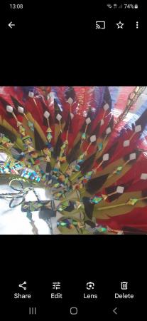 Image 1 of Cheroke head dress in stunning colours