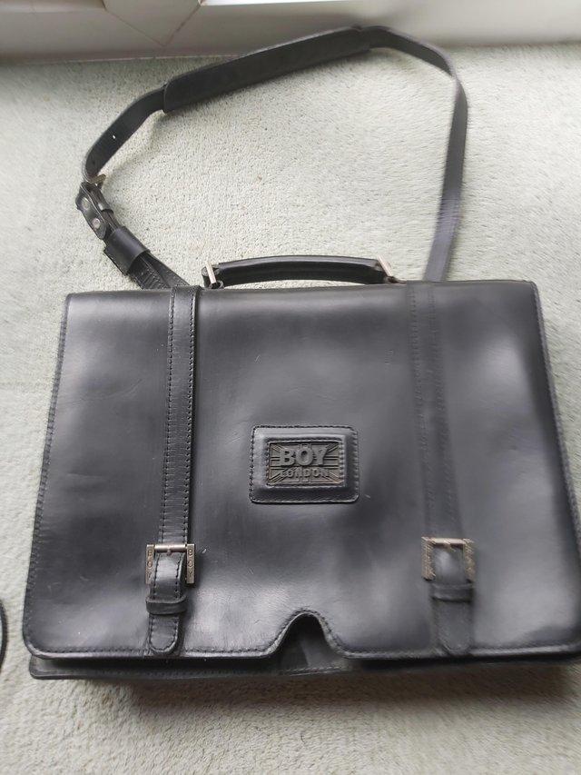 Preview of the first image of Rare Boy London work Bag very spacious.