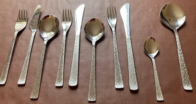 Preview of the first image of Spear & Jackson 1960's 70 piece canteen of "Crystal" cutlery.