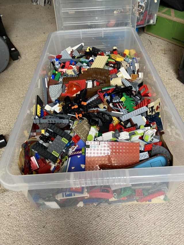 Preview of the first image of Box of mixed Lego for Sale.