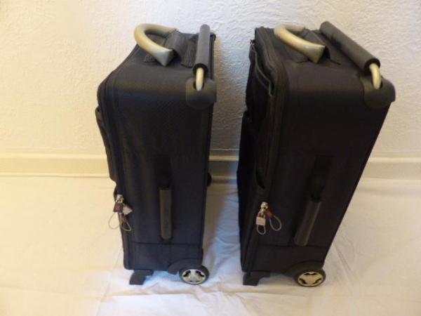 Image 1 of As new matching cabin size suitcases