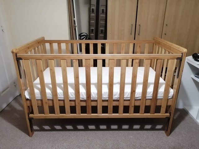 East Coast Bamboo Dropside Cot Bed