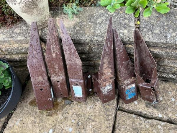 Image 2 of Garden Fence post spikes 75mm