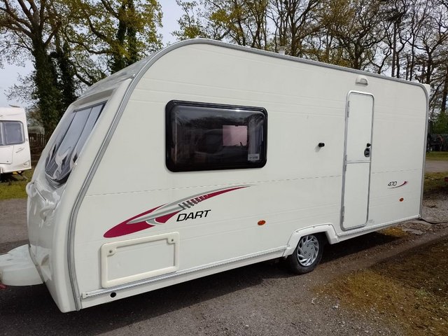 Preview of the first image of AVONDALE DART 470/2 (2008) Lightweight Caravan + Motor Mover.