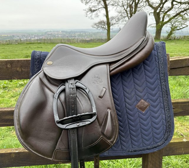 Preview of the first image of 17.5” Fairfax Harry Meade XC saddle.