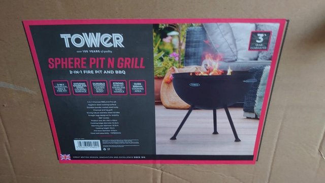 Preview of the first image of Sphere Pit esn Grill and BBQ Accessories.