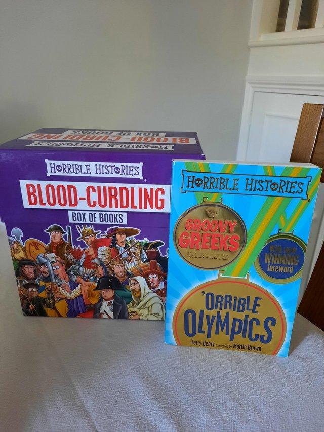 Preview of the first image of Horrible Histories Box of Books - Mint Condition.