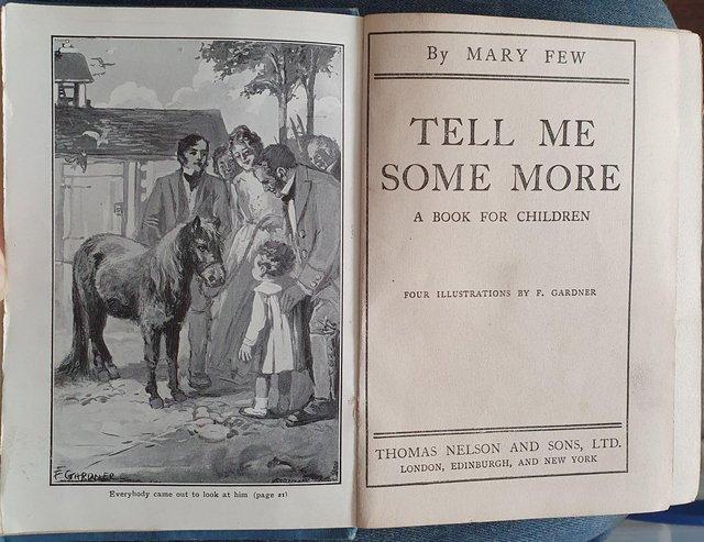 Preview of the first image of Mary Few - Tell Me Some More book.