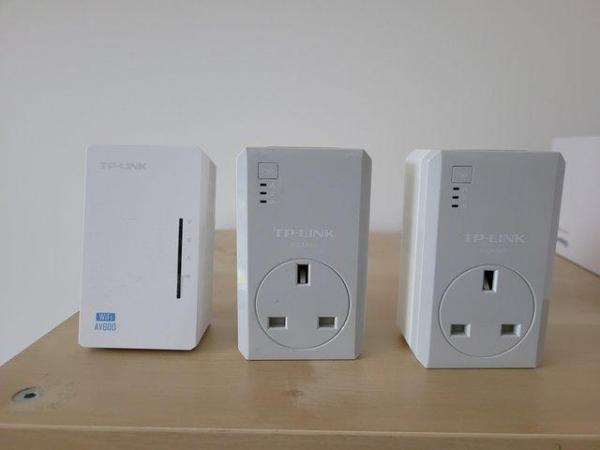 Image 1 of TP powerline adapters & WiFi extender