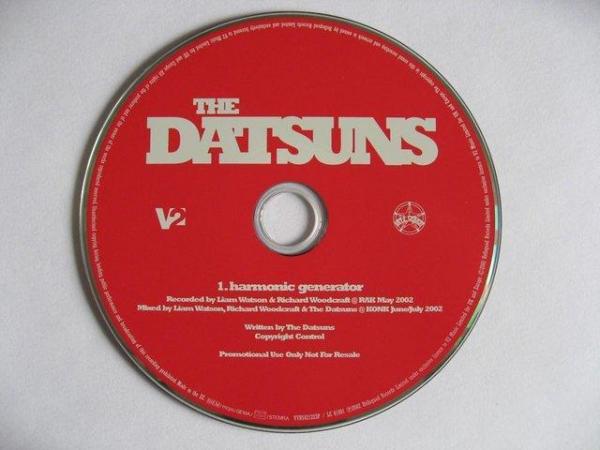 Image 2 of The Datsuns – Harmonic Generator – Promo CD Single – V2– V