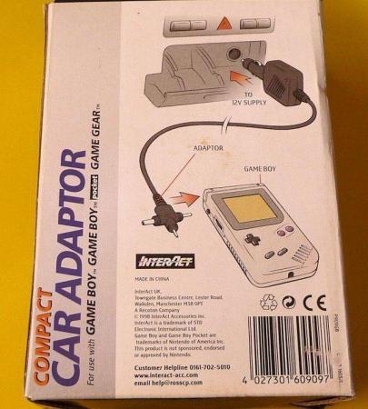 Image 3 of 12v Car Multi Adaptor for Game Boy + Other Accessory Items