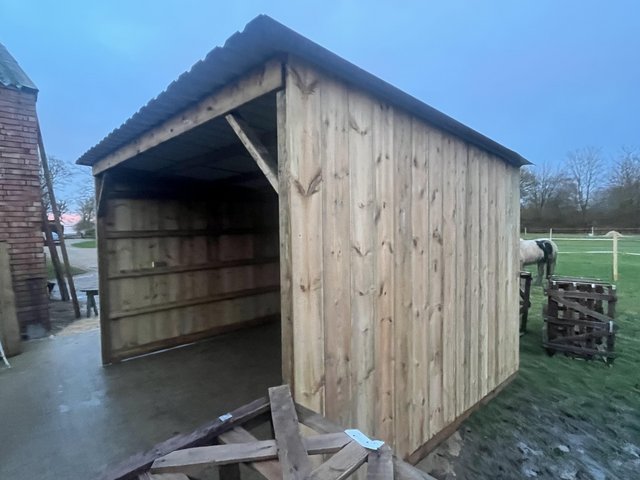 Preview of the first image of Solid timber field shelter.
