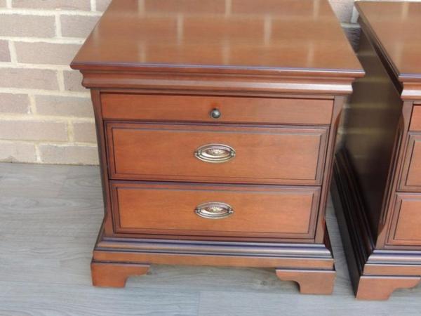 Image 10 of Pair of Stag Bedside Tables (UK Delivery)