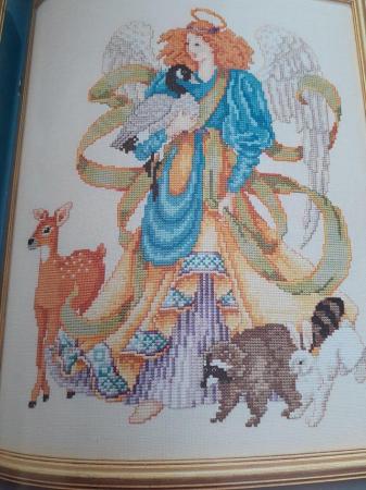 Image 3 of AngelsSix Heavenly Designs Cross stitch book