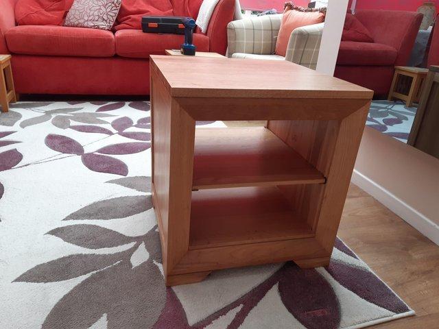 Preview of the first image of Side Table with shelves.Can be Bedside table as well.