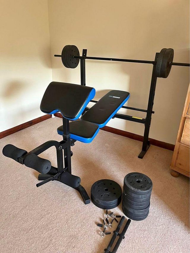 Preview of the first image of Pro Fitness Folding Workout Bench.