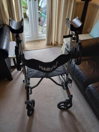 Image 1 of Upright Rollator with Forearm Support fit in car boot