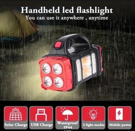 Image 7 of Multifunctional LED Solar Camping Light, Bright Portable
