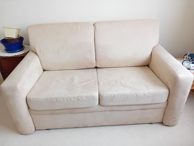 Preview of the first image of Sofa bed for sale in cream.