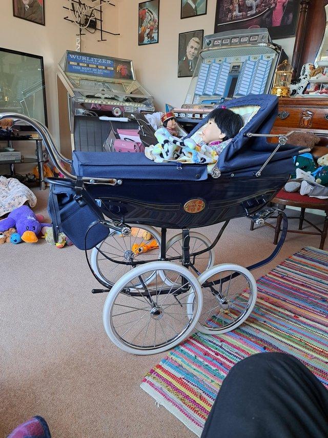 Preview of the first image of Silver Cross dolls pram. Jubilee edition..