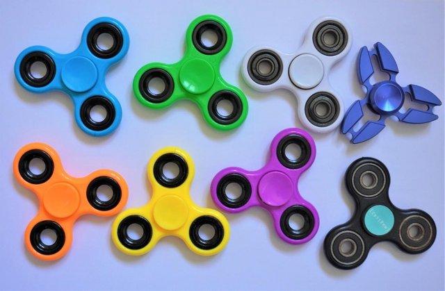 Preview of the first image of Five Colourful Fidget Speed Spinners.