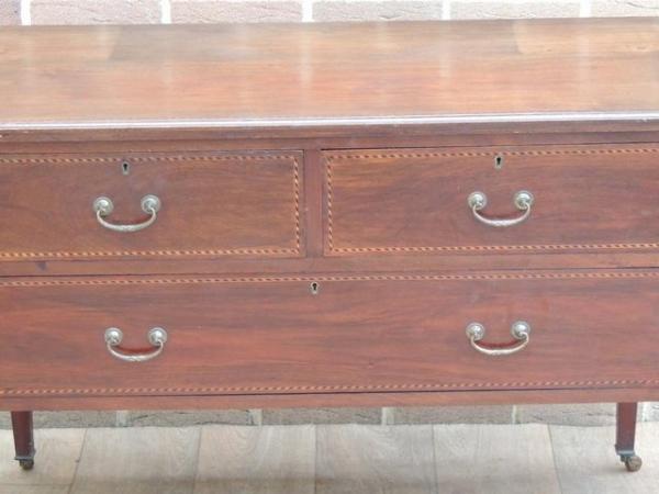 Image 4 of Edwardian Chest of Drawers / Dresser (UK Delivery)