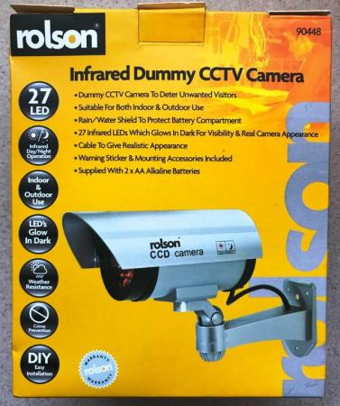 Image 1 of Rolson Infrared Dummy Security Camera
