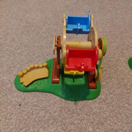 Image 1 of Rare Vintage Sylvanian Families Bouncy Castle and rides