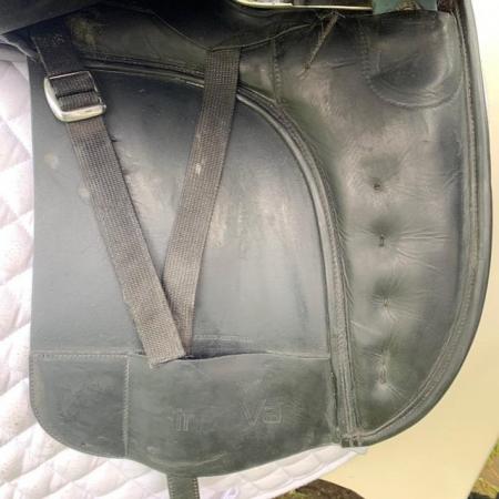 Image 16 of Bates Size 1 (167” - 17.5”) Innova Dressage saddle (S3176)