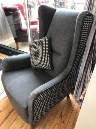 Image 1 of arm chair with matching cushion