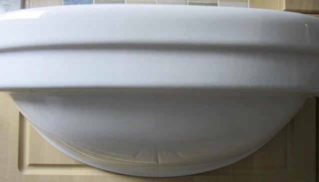 Image 2 of Imperial Bathrooms Classic semi-recessed 2 Tap Holes Basin