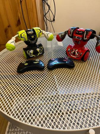 Image 1 of Boxing/fighting Robots with controllers