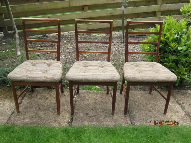 Preview of the first image of 1970's dining chairs for sale.