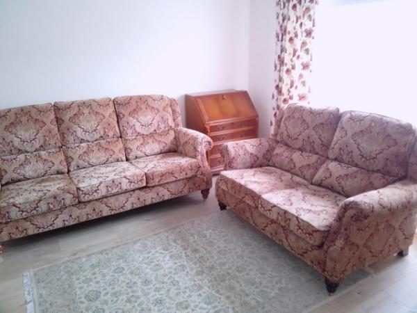 Image 1 of TWO Parker Knoll Oakham Sofas 3 Seater and 2 Seater Suite