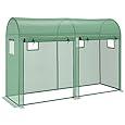 Image 1 of Outsunny Garden Plant Tomato Growth Greenhouse W/ Double Doo