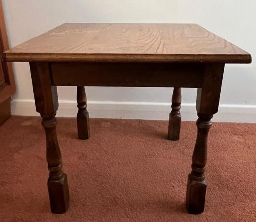 Image 1 of Small square table - great upcycle project
