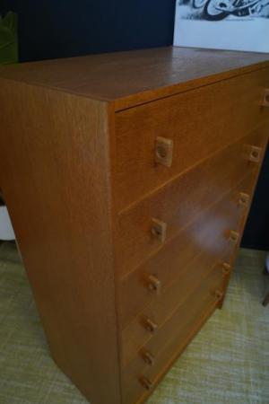 Image 15 of Mid Century 1960s Chest of Drawers Tallboy for Stag
