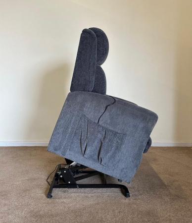 Image 14 of ELECTRIC RISER RECLINER DUAL MOTOR CHAIR GREY ~ CAN DELIVER