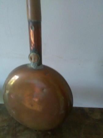 Image 1 of Warming pan ash handle copper