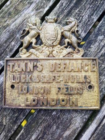Image 1 of Antique man cave tanns of london bank safe