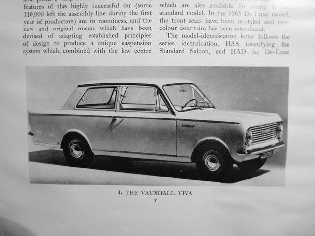 Preview of the first image of VAUXHALL HA VIVA SERVICING MANUAL.