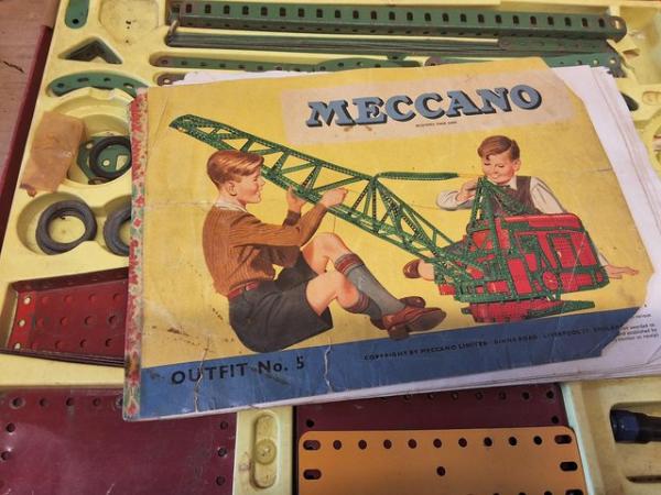 Image 6 of Vintage meccano part sets no5 /no,6