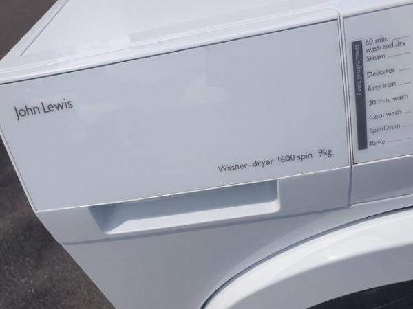 Image 2 of Like new John Lewis 9kg A+++ washer dryer machine. Delivery