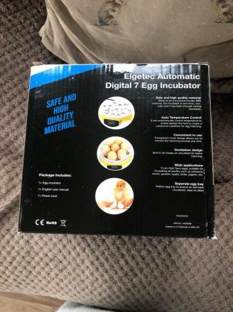 Image 1 of Brand new in box 7 eggs incubator free postage