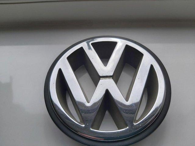 Preview of the first image of GENUINE VW GOLF FRONT GRILL BADGE.