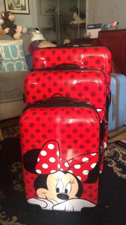 Image 2 of Matalan Minnie mouse suitcases