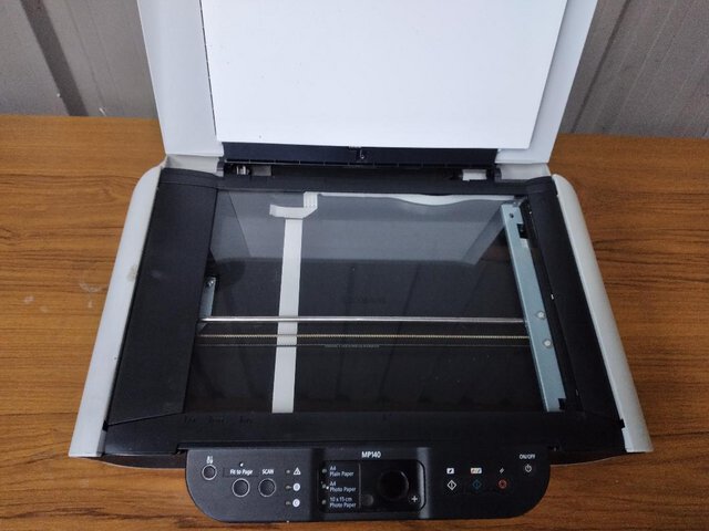 Preview of the first image of Canon MP 140 scanner printer.