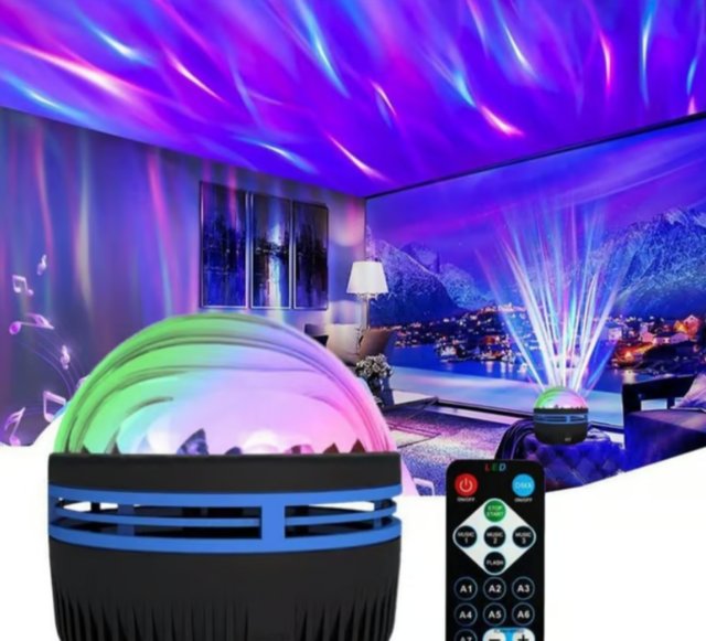 Preview of the first image of Brand New Mini Northern Lights LED Projector.